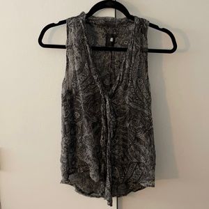 Reformation Floral Patterned Blouse